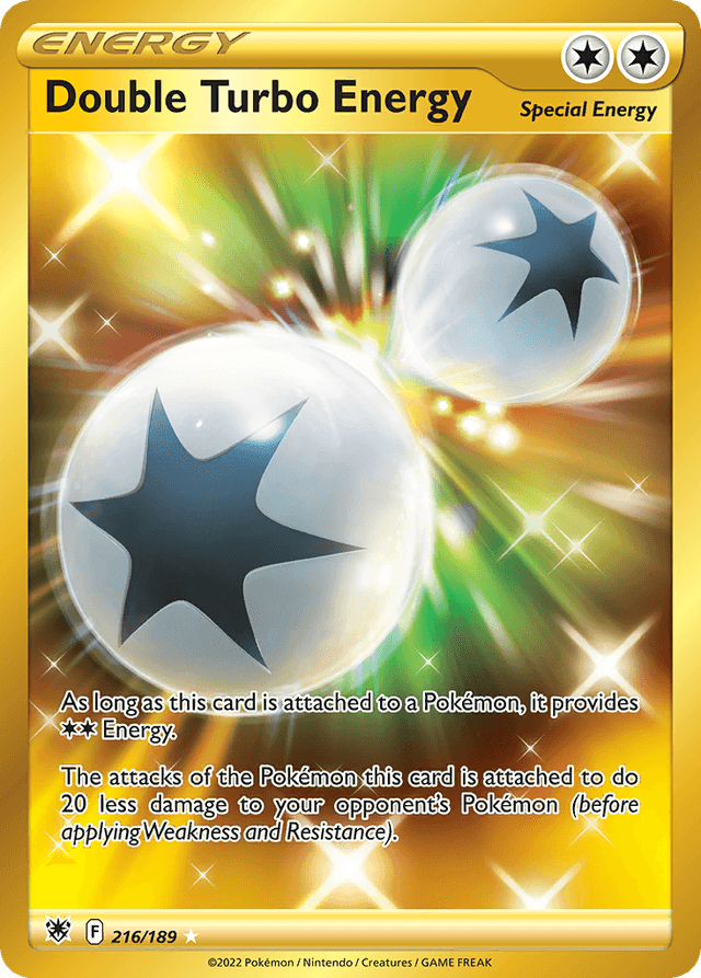 Carta Double Turbo Energy 216/189 do set Astral Radiance — Pokémon TCG | Bynx