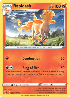 Rapidash 22 — Astral Radiance