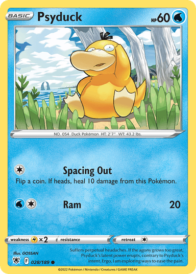 Carta Psyduck 28/189 do set Astral Radiance — Pokémon TCG | Bynx