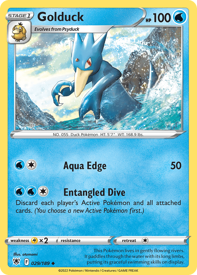 Carta Golduck 29/189 do set Astral Radiance — Pokémon TCG | Bynx