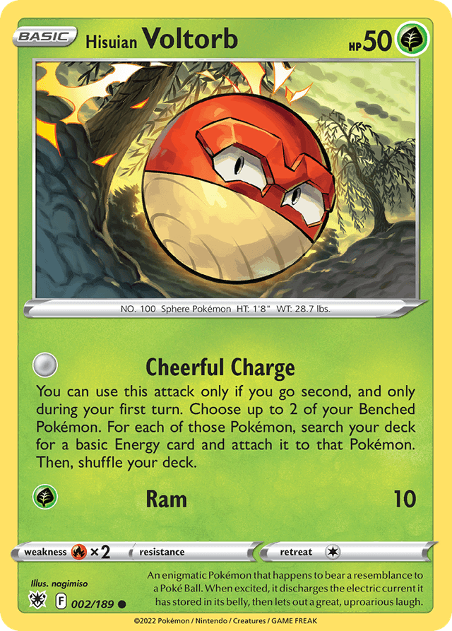 Carta Hisuian Voltorb 2/189 do set Astral Radiance — Pokémon TCG | Bynx