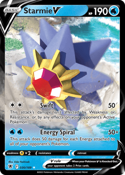 Starmie V 30 — Astral Radiance