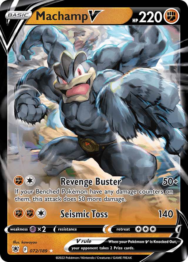 Carta Machamp V 72/189 do set Astral Radiance — Pokémon TCG | Bynx