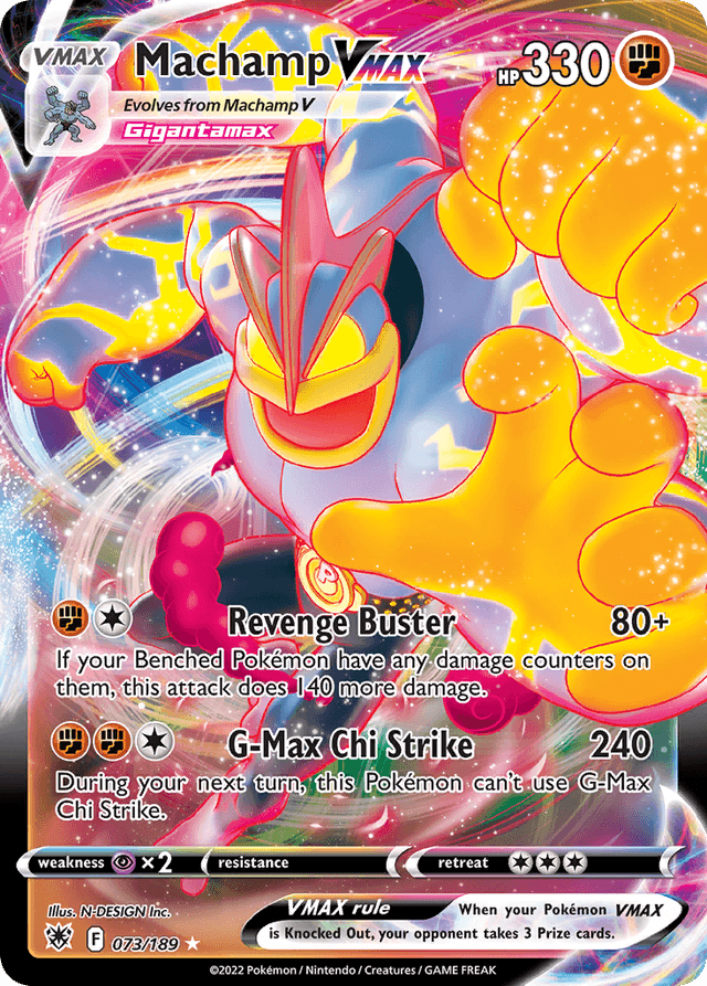 Carta Machamp VMAX 73/189 do set Astral Radiance — Pokémon TCG | Bynx