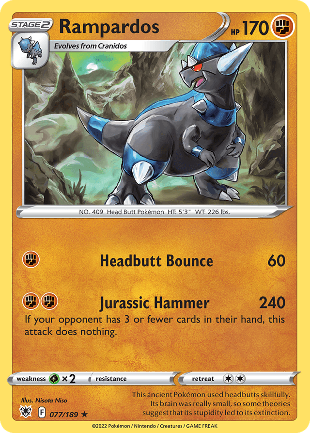 Carta Rampardos 77/189 do set Astral Radiance — Pokémon TCG | Bynx