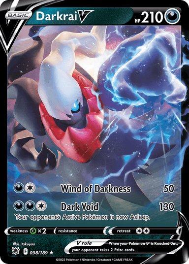 Carta Darkrai V 98/189 do set Astral Radiance — Pokémon TCG | Bynx