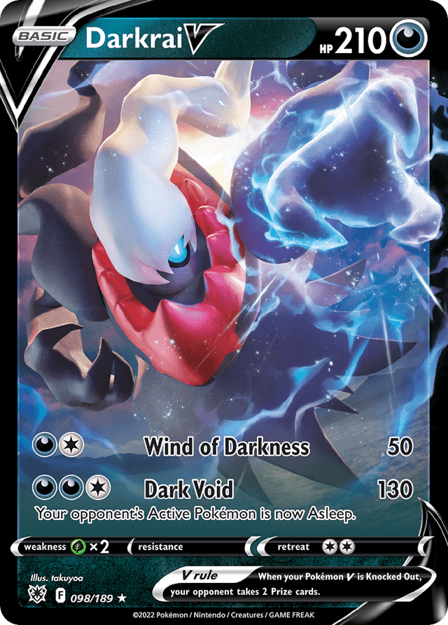 Carta Darkrai V 98/189 do set Astral Radiance — Pokémon TCG | Bynx