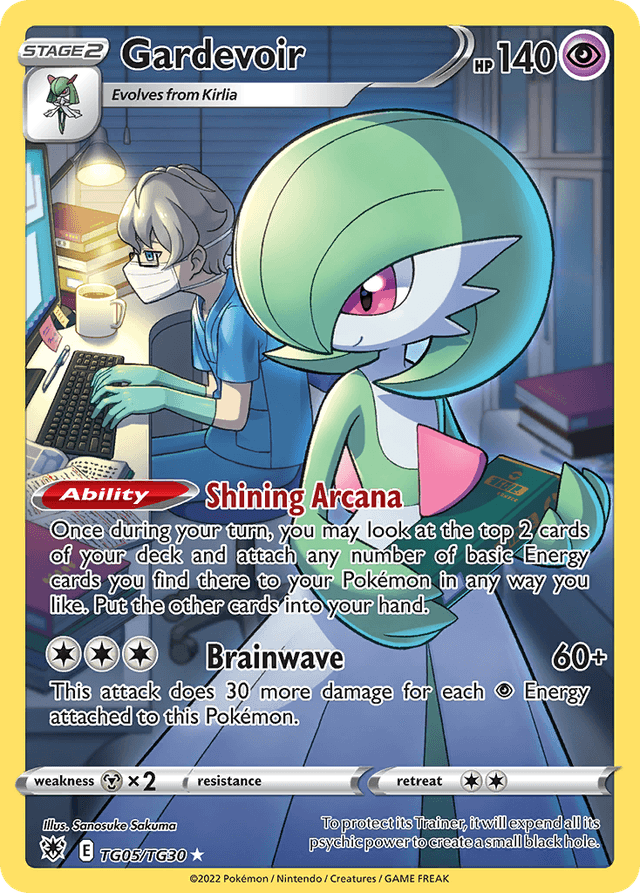Carta Gardevoir TG05/30 do set Astral Radiance Trainer Gallery — Pokémon TCG | Bynx
