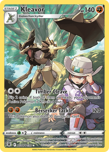 Carta Kleavor TG08/30 do set Astral Radiance Trainer Gallery — Pokémon TCG | Bynx