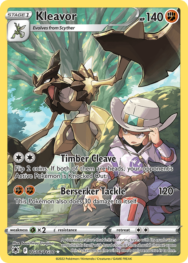 Carta Kleavor TG08/30 do set Astral Radiance Trainer Gallery — Pokémon TCG | Bynx