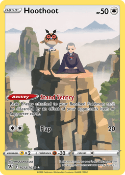 Hoothoot TG12 — Astral Radiance Trainer Gallery