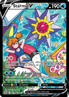 Starmie V TG13 — Astral Radiance Trainer Gallery
