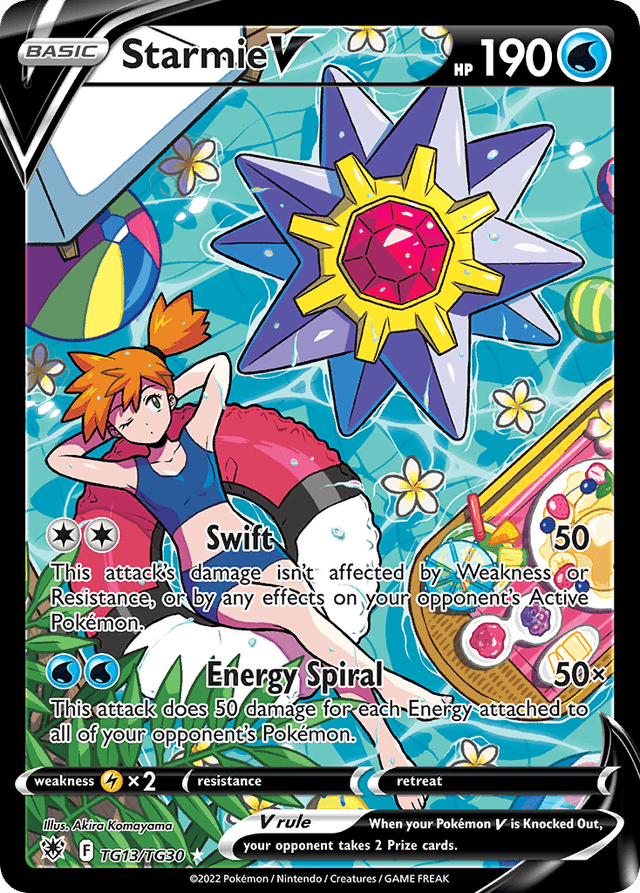 Carta Starmie V TG13/30 do set Astral Radiance Trainer Gallery — Pokémon TCG | Bynx