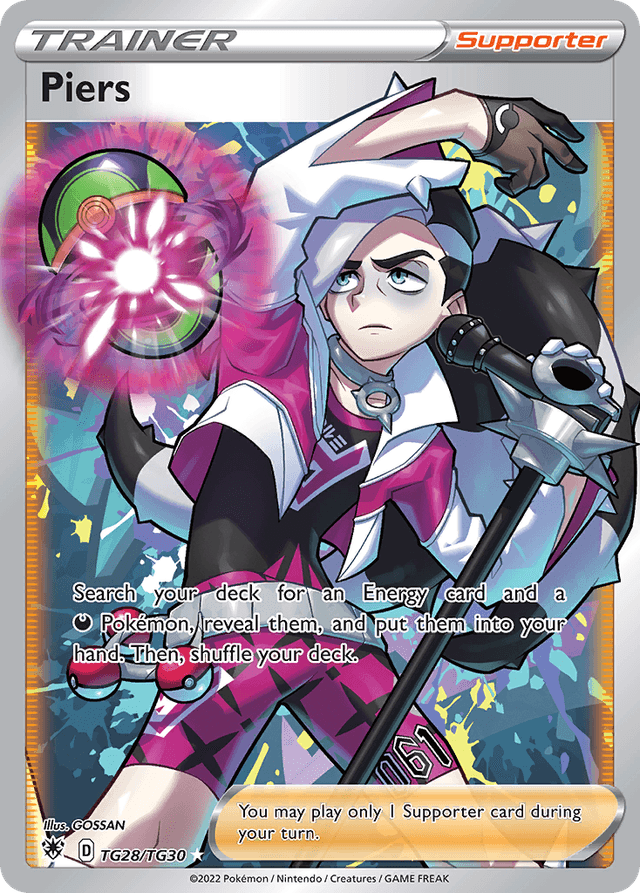 Carta Piers TG28/30 do set Astral Radiance Trainer Gallery — Pokémon TCG | Bynx