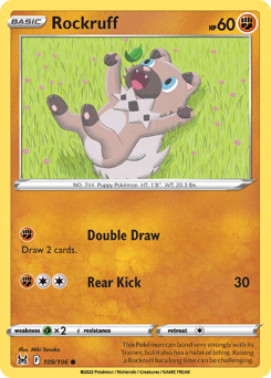 Rockruff 109 — Lost Origin