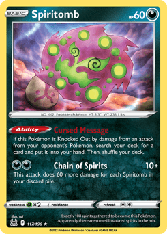 Spiritomb 117 — Lost Origin