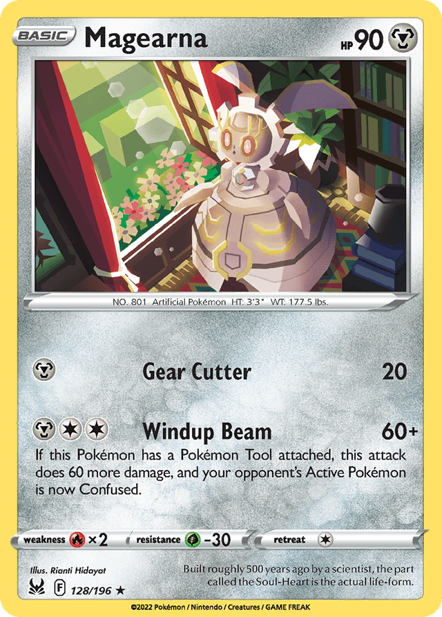 Carta Magearna 128/196 do set Lost Origin — Pokémon TCG | Bynx