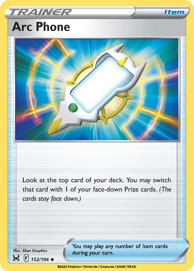 Carta Arc Phone 152/196 do set Lost Origin — Pokémon TCG | Bynx