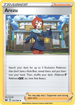 Arezu 153/196 — Lost Origin