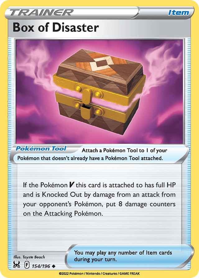 Carta Box of Disaster 154/196 do set Lost Origin — Pokémon TCG | Bynx