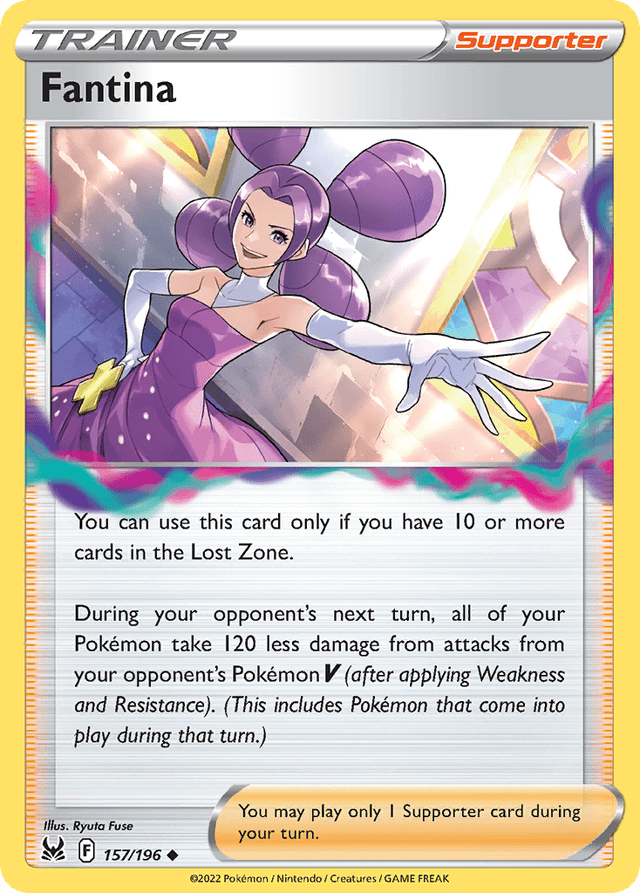 Carta Fantina 157/196 do set Lost Origin — Pokémon TCG | Bynx