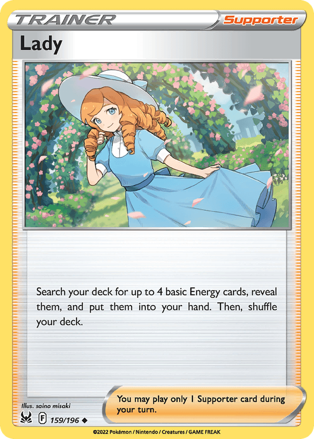 Carta Lady 159/196 do set Lost Origin — Pokémon TCG | Bynx