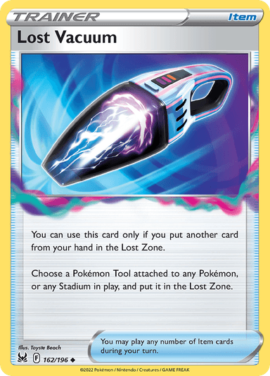 Carta Lost Vacuum 162/196 do set Lost Origin — Pokémon TCG | Bynx