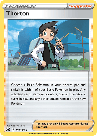 Carta Thorton 167/196 do set Lost Origin — Pokémon TCG | Bynx