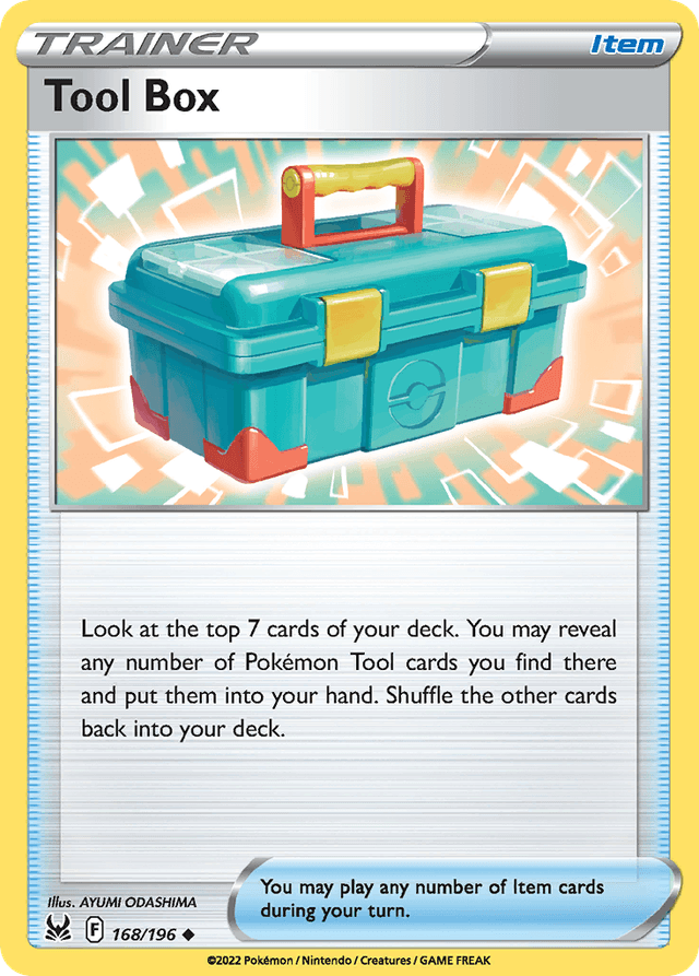 Carta Tool Box 168/196 do set Lost Origin — Pokémon TCG | Bynx