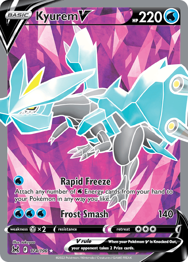 Carta Kyurem V 174/196 do set Lost Origin — Pokémon TCG | Bynx