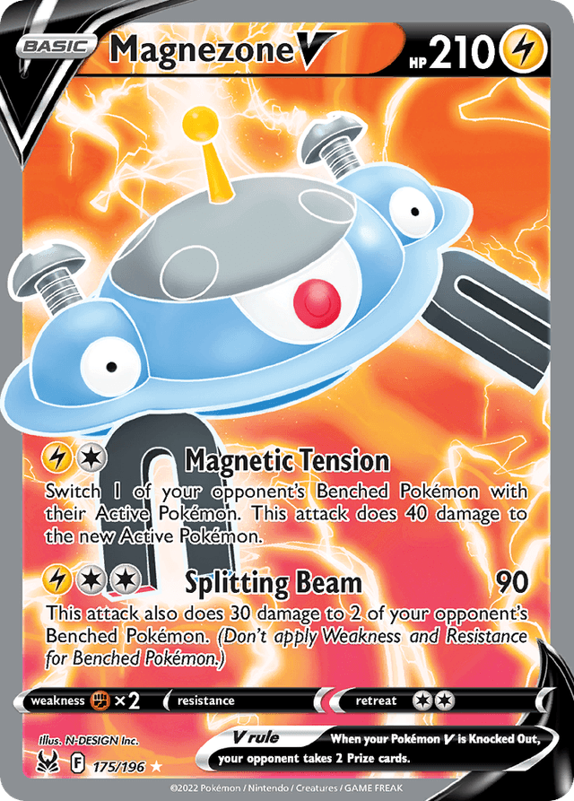 Carta Magnezone V 175/196 do set Lost Origin — Pokémon TCG | Bynx