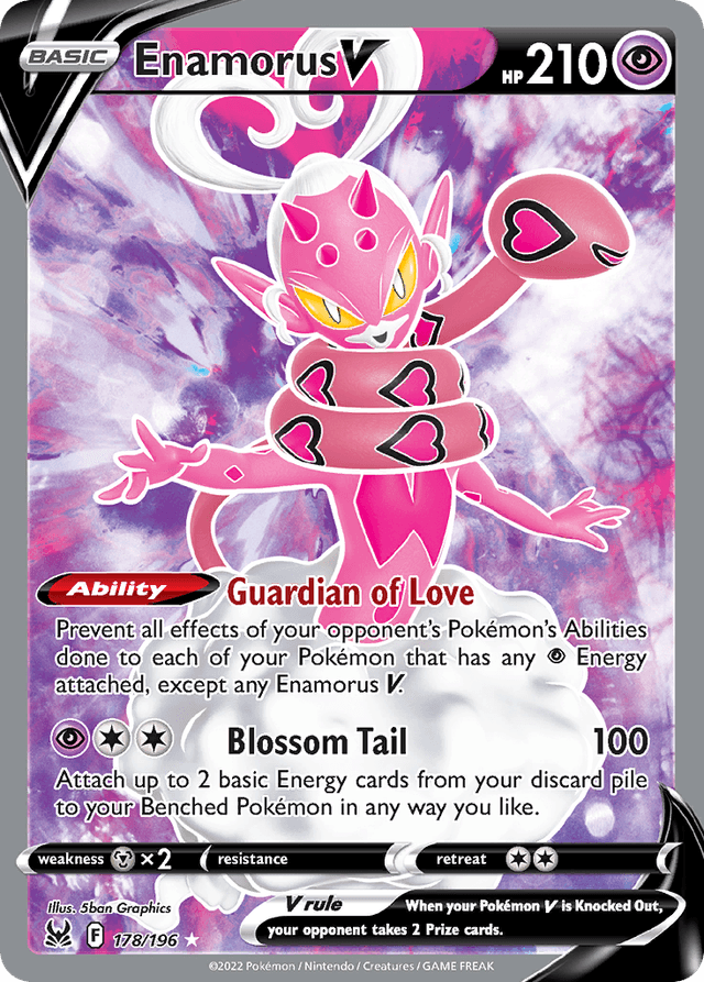 Carta Enamorus V 178/196 do set Lost Origin — Pokémon TCG | Bynx