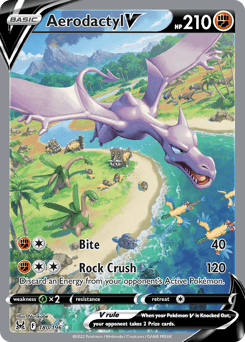 Carta Aerodactyl V 180 do set Lost Origin — Pokémon TCG | Bynx