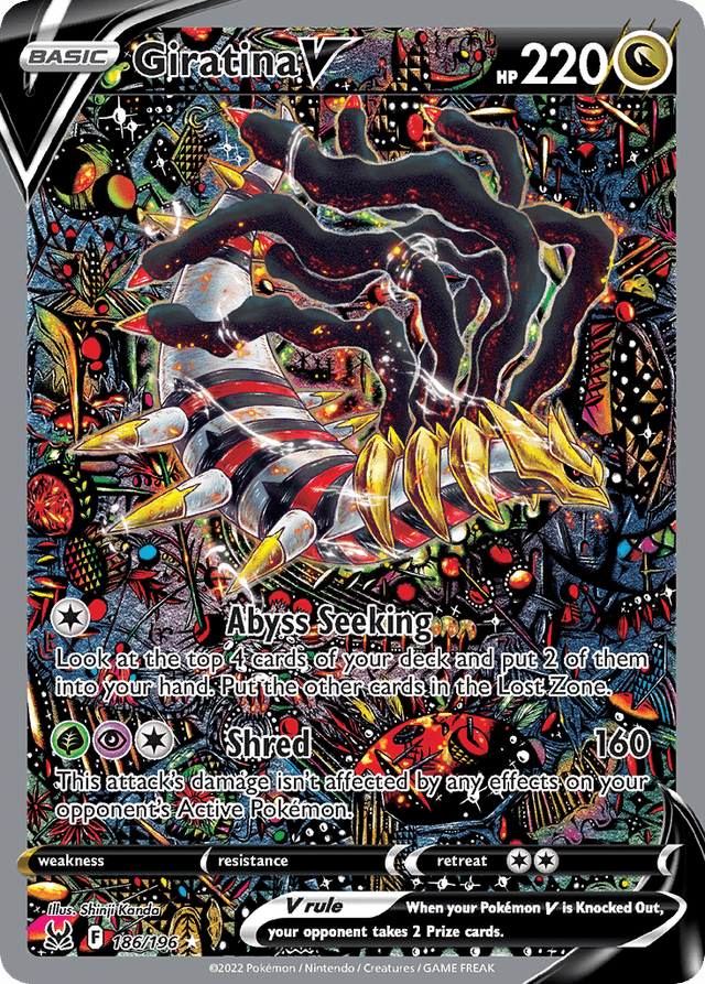 Carta Giratina V 186/196 do set Lost Origin — Pokémon TCG | Bynx