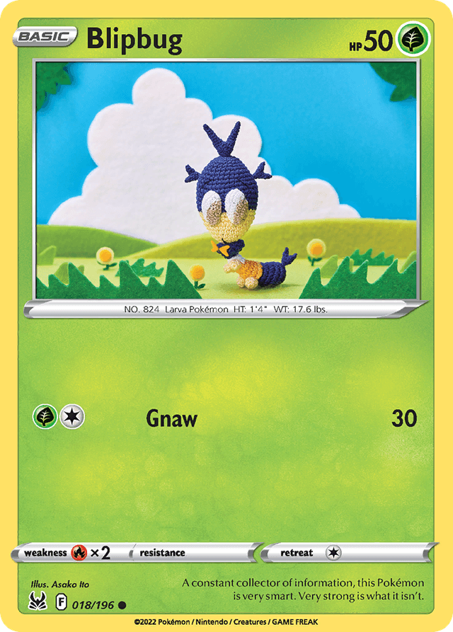 Carta Blipbug 18/196 do set Lost Origin — Pokémon TCG | Bynx