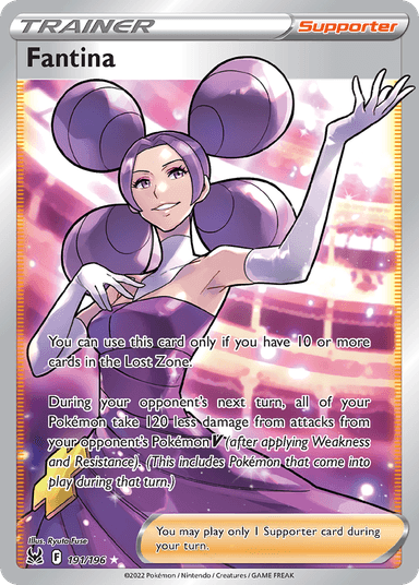 Carta Fantina 191/196 do set Lost Origin — Pokémon TCG | Bynx