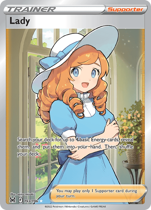 Carta Lady 193/196 do set Lost Origin — Pokémon TCG | Bynx