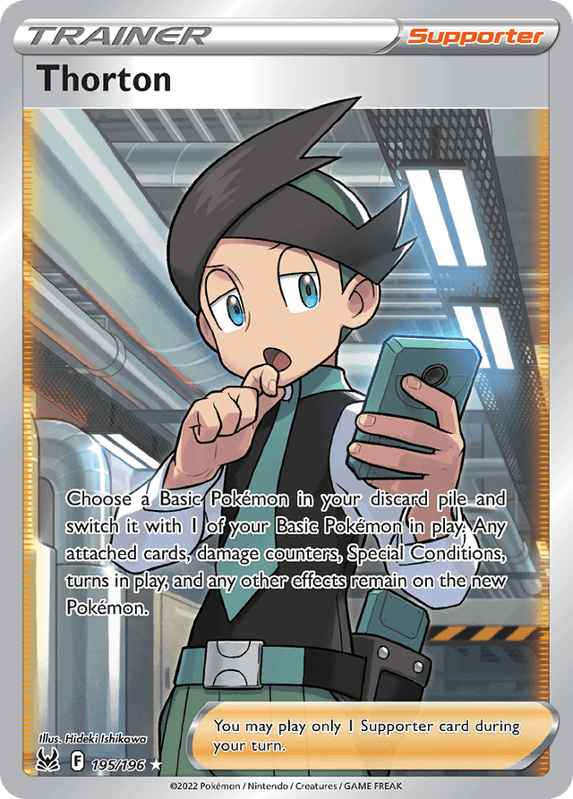 Carta Thorton 195/196 do set Lost Origin — Pokémon TCG | Bynx