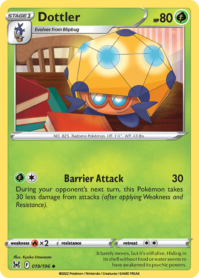 Carta Dottler 19/196 do set Lost Origin — Pokémon TCG | Bynx