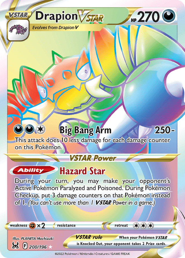 Carta Drapion VSTAR 200/196 do set Lost Origin — Pokémon TCG | Bynx