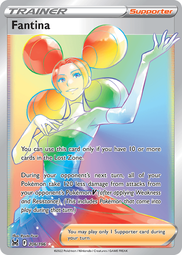 Carta Fantina 206/196 do set Lost Origin — Pokémon TCG | Bynx