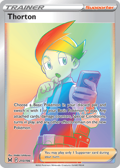 Carta Thorton 210/196 do set Lost Origin — Pokémon TCG | Bynx