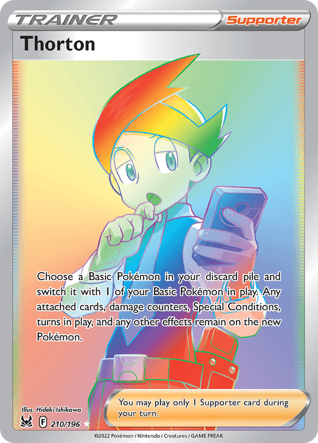 Carta Thorton 210/196 do set Lost Origin — Pokémon TCG | Bynx