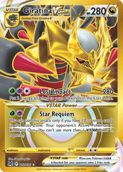 Giratina VSTAR 212 — Lost Origin