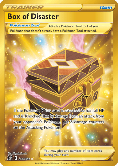 Carta Box of Disaster 214/196 do set Lost Origin — Pokémon TCG | Bynx