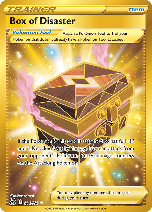 Carta Box of Disaster 214/196 do set Lost Origin — Pokémon TCG | Bynx