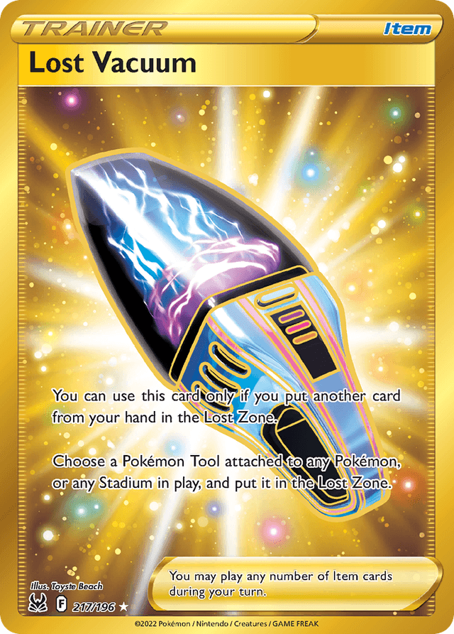 Carta Lost Vacuum 217/196 do set Lost Origin — Pokémon TCG | Bynx