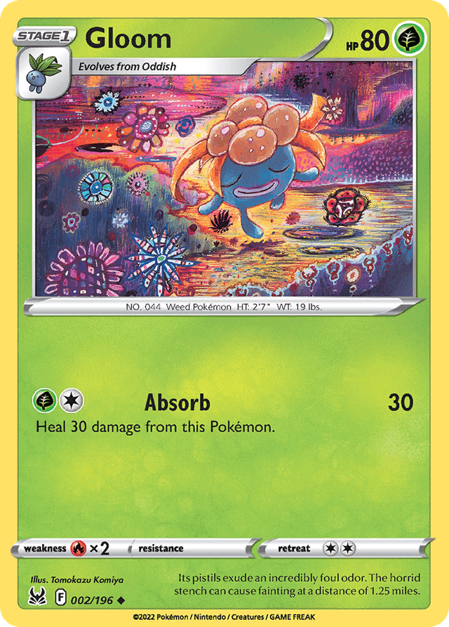 Carta Gloom 2/196 do set Lost Origin — Pokémon TCG | Bynx