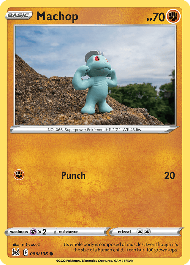 Carta Machop 86/196 do set Lost Origin — Pokémon TCG | Bynx