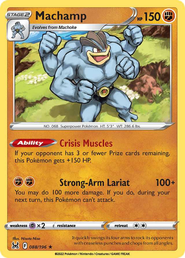 Carta Machamp 88/196 do set Lost Origin — Pokémon TCG | Bynx